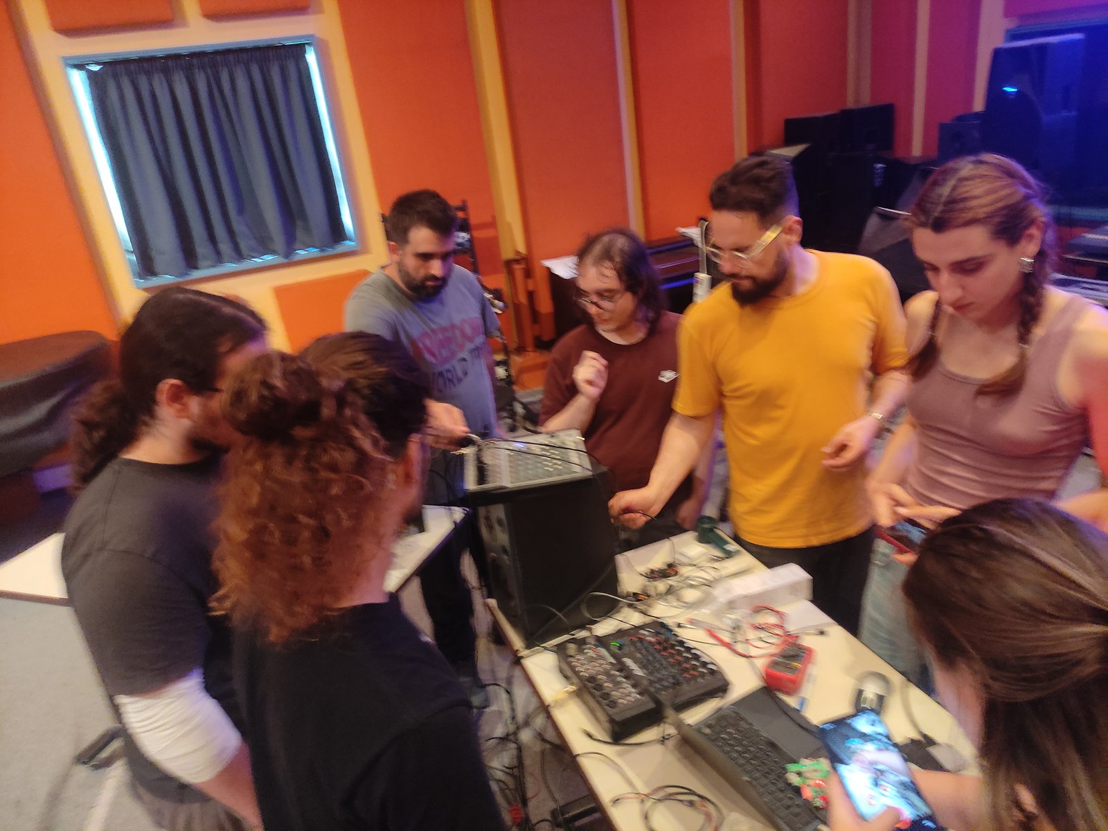 Workshop participants at LabMAT, University of Athens